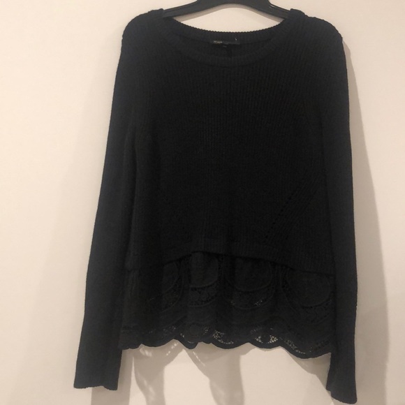 Maje black knit sweater - Picture 2 of 2
